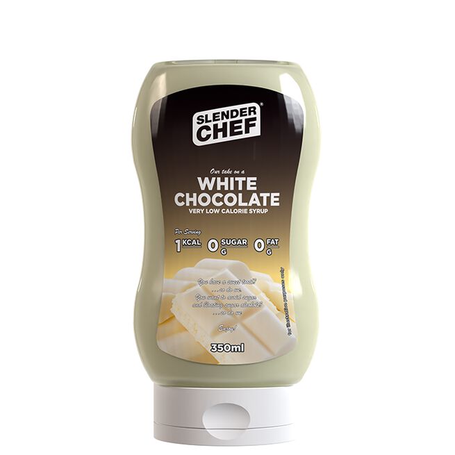 White Chocolate Syrup, 350 ml Lavkalori Sjokoladesaus 350 ml White Chocolate