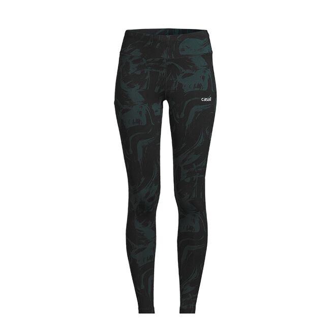 Casall Essential Printed Tights, Blaze Pine Essential Printed Tights, Blaze Pine