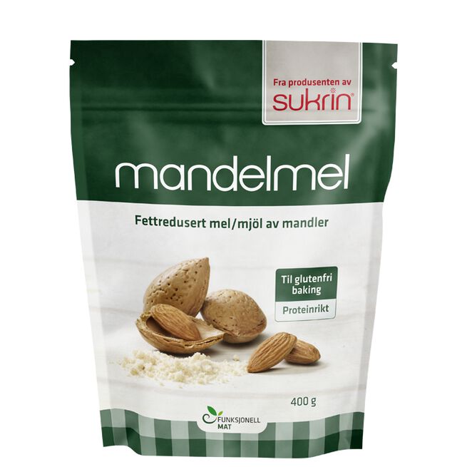 Sukrin Mandelmjöl 400 g Mandelmel 400 g