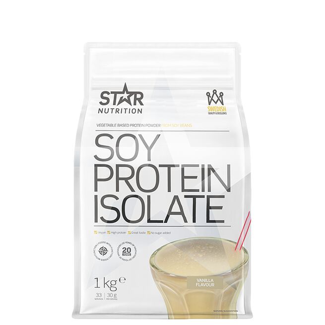 Star Nutrition Soy protein isolate Vanilla Soyaproteinisolat 1 kg Vanilla