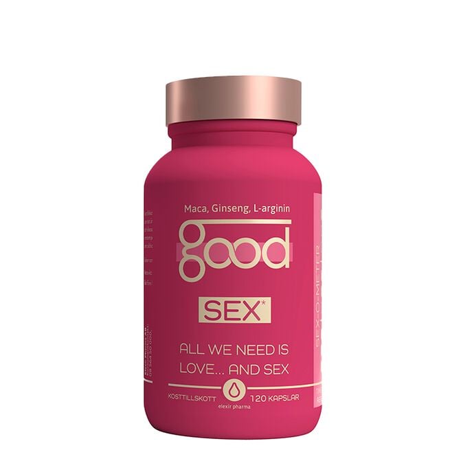Elexir Pharma Good Sex 120 kapslar Good Sex Maca + Ginseng + L-arginin 120 kapsler