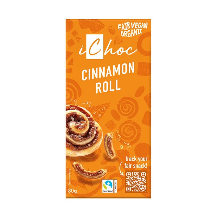 Cinnamon Roll Vegan 80g, EKO Cinnamon Roll