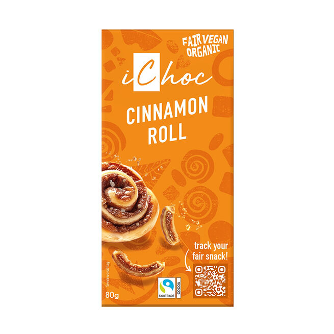Cinnamon Roll Vegan 80g, EKO Cinnamon Roll Vegan 80g, EKO Cinnamon Roll