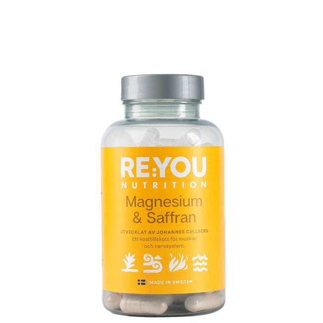 Magnesium + Saffran 100 kapslar Magnesium + Saffran 100 kapsler