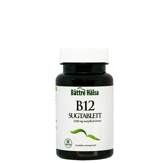 B12 sugetablett, 60 tabletter 