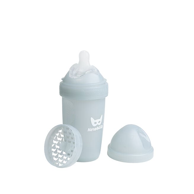 Baby Bottle 240ml/8,5oz LT Grey Smokkflaske 240 ml Grå