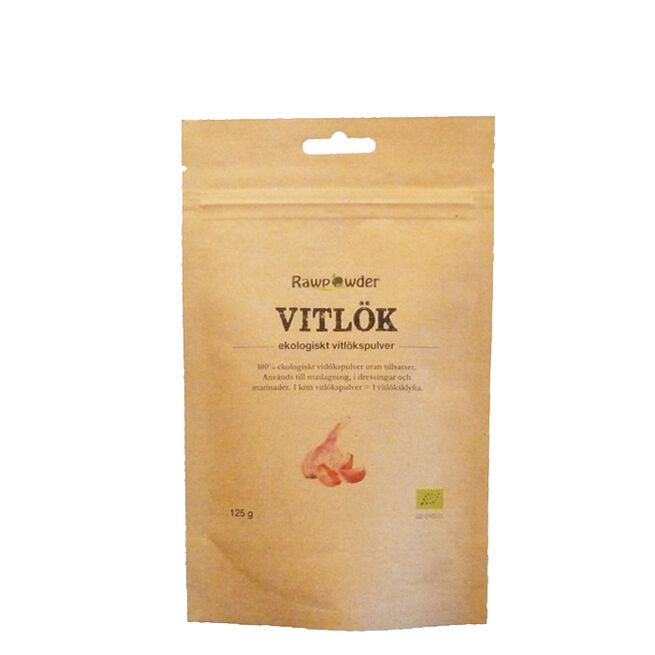 Økologisk Hvitløkspulver, 125 g  Økologisk Hvitløkspulver 125 g