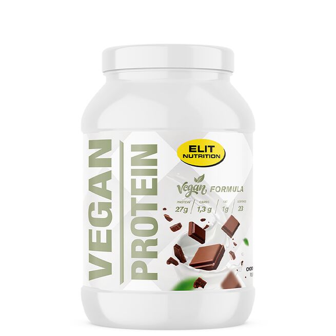 ELIT VEGAN Protein Laktosfri, 750 g, Chocolate ELIT VEGAN Protein Laktosefritt proteinpulver 750 g Chocolate