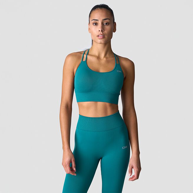 Define Seamless Sports Bra, Dusty Green, L  Define Seamless Sport-bh Turkis