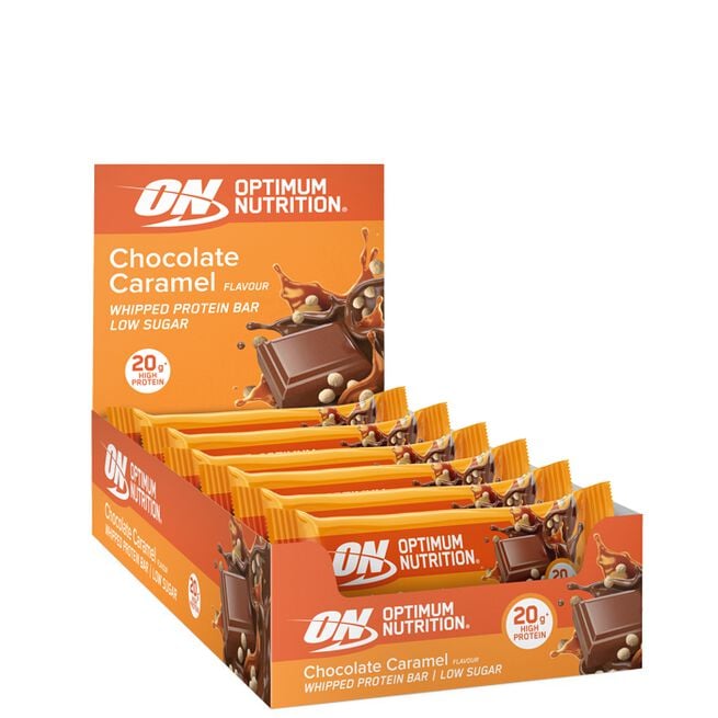 10 x Optimum Protein Bar, 60 g, Chocolate Caramel 10 x Protein Bar 60 g Chocolate Caramel