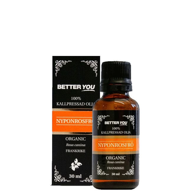 Nyponrosfröolja EKO Kallpressad, 30 ml Better You Nypefrøolje ECO Kaldpresset, 30 ml