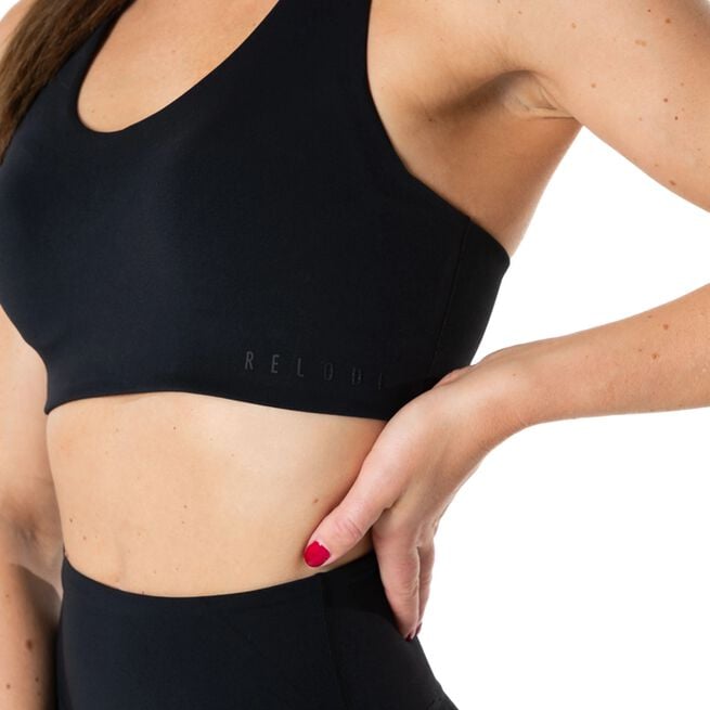 Relode Clean Top High Support, Black Clean Sports-BH High Support Svart