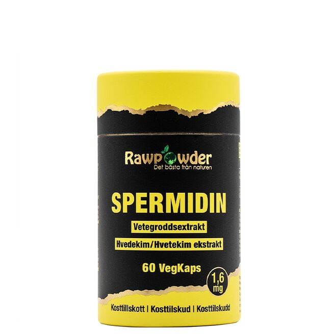 Rawpowder Spermidin 1,6 mg 60 kapslar Spermidin 1,6 mg 60 kapsler
