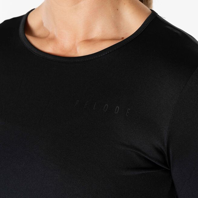 Relode Clean Longsleeve, Black Clean Treningstrøye Svart