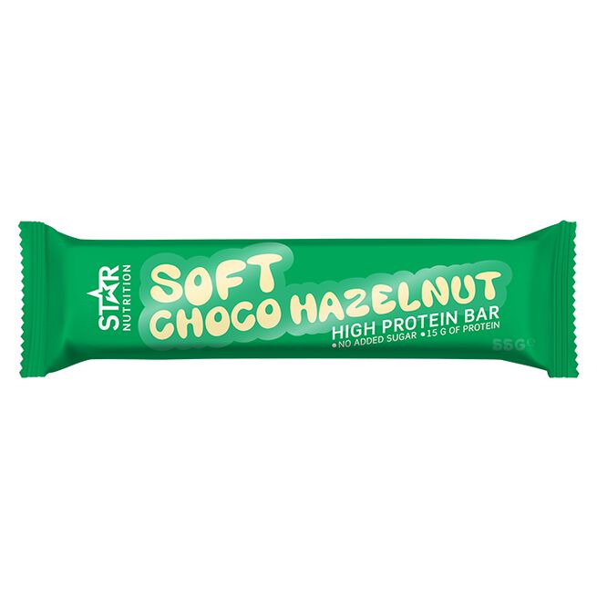 12 x Soft Protein Bar, 55g, Soft Choco Hazelnut  12 x Soft Proteinbar 55 g Soft Choco Hazelnut