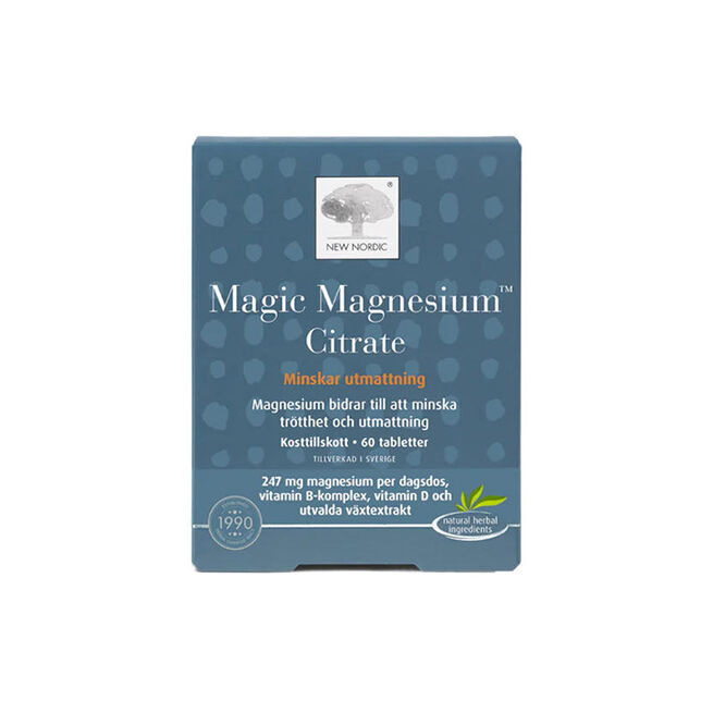 Magic Magnesium Citrat 60 tabletter Magic Magnesium Citrat 60 tabletter