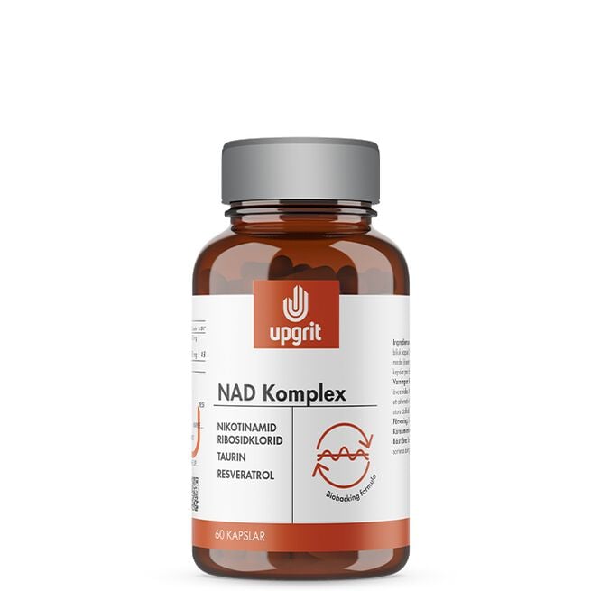 Upgrit NAD-Komplex 60 kapslar NAD-Komplex 60 kapsler