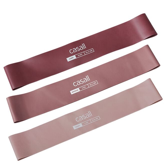 Casall Rubber Bands 3pack, Pink Selection Gummibånd 3-pack Rosa