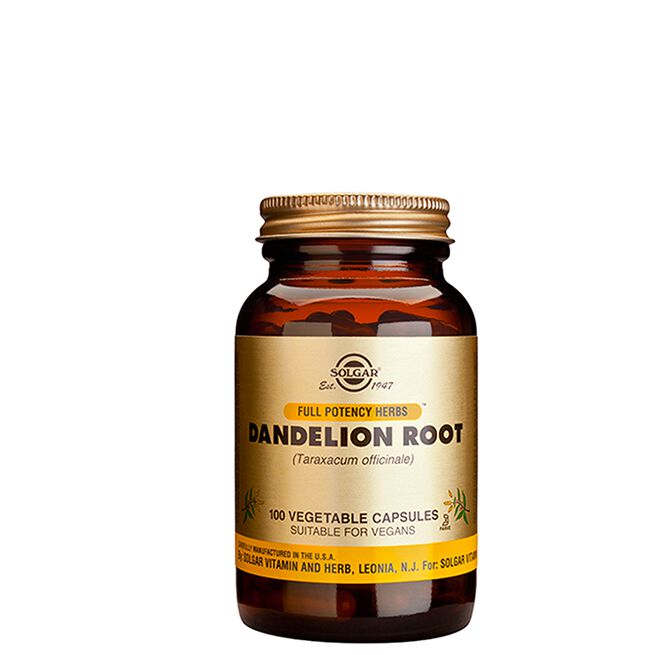 Dandelion Root, 100 kapsler Løvetannrot 100 kapsler