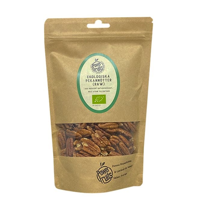 Powerfruits Ekologiska Pekannötter 250 g Økologiske Pekannøtter 250 g