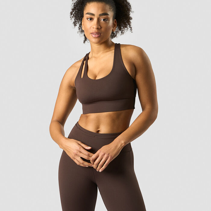 Stance Sports Bra, Dark Brown