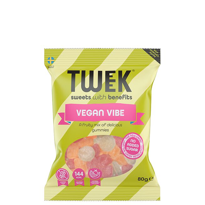 Tweek 80 g Vegan Vibe Lavkalori Godteri 80 g Vegan Vibe