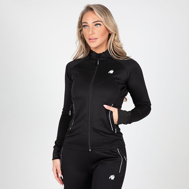 Gorilla Wear Rochelle Track Jacket, Black Rochelle Track Jacket, Black