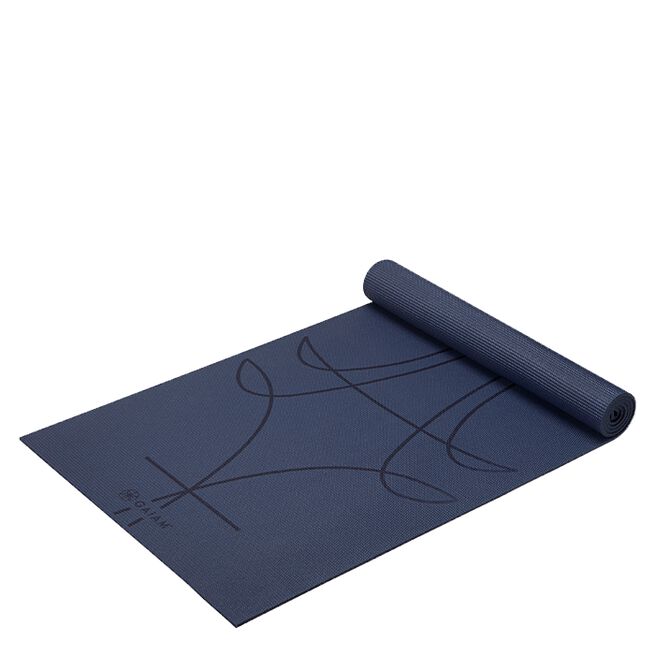 Gaiam 6mm Premium Yoga Mat Alignment Ink 6mm Premium Yoga Mat Alignment Ink
