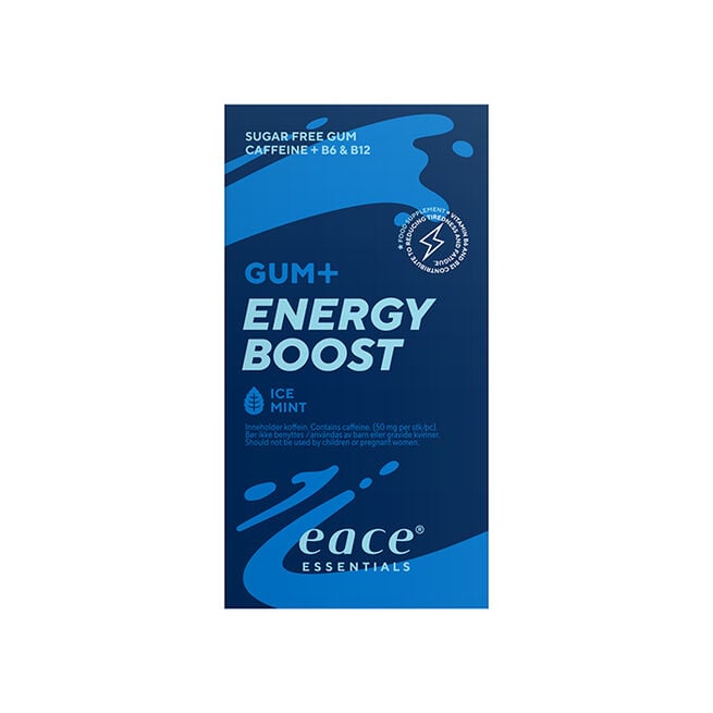 Tuggummi Energy Boost 10 st Tyggegummi Gum + Energy Boost, 10 stk. Eace