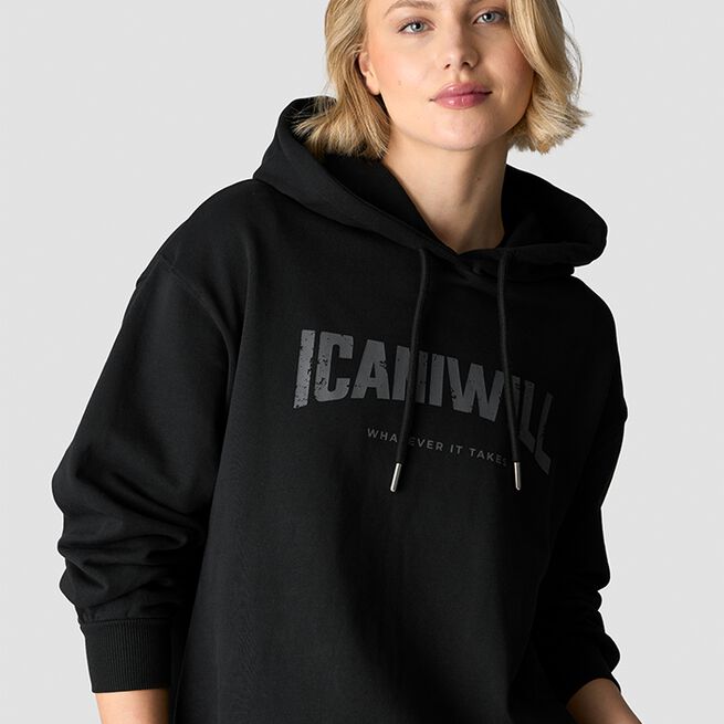 Revive Sweatpants, Black Revive Hettegenser Print Svart