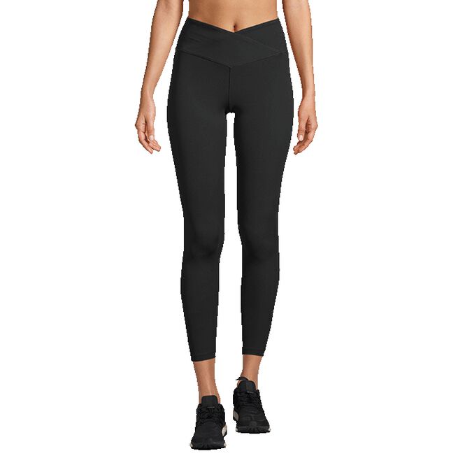 Overlap High Waist Tights, Black, 40 Overlap High Waist Tights, Black