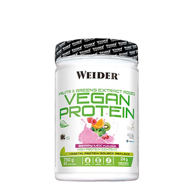 Vegan Protein, 750 g, Berry Mix Vegansk Proteinpulver 750 g Berry Mix