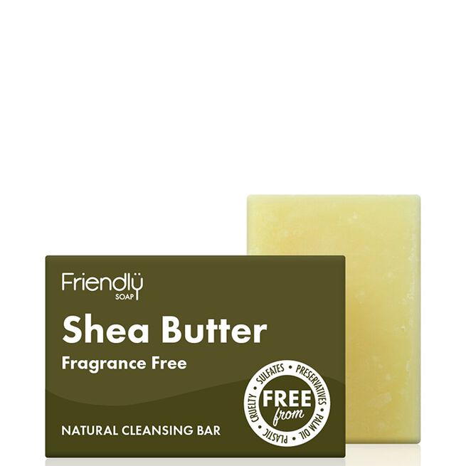Friendly Soap Ansiktstvål Shea smör 95 g Ansiktssåpe Sheasmør 95 g