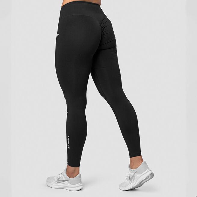 Scrunch V-shape Tights, Black, L  Scrunch V-shape Tights, Black