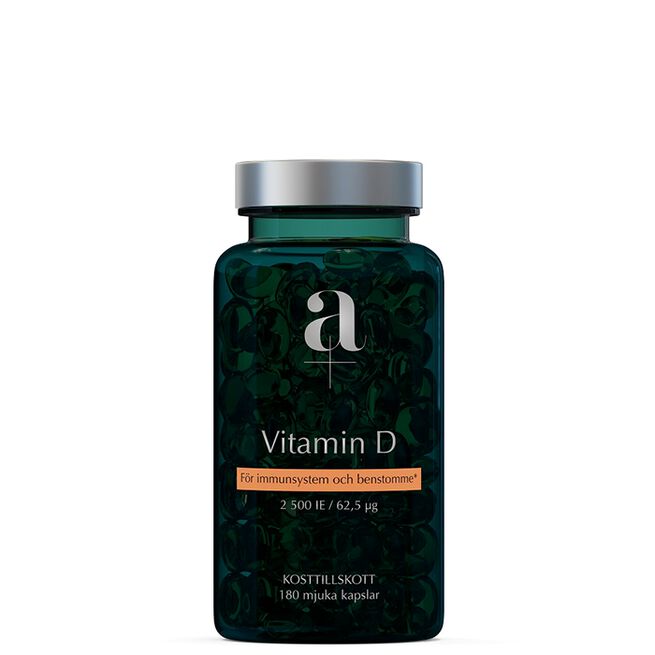 Vitamin D 180 mjuka kapslar Vitamin D 180 myke kapsler