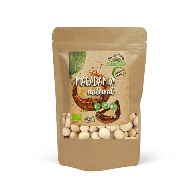 Macadamianøtter EKO, 500 g Macadamianøtter EKO, 500 g