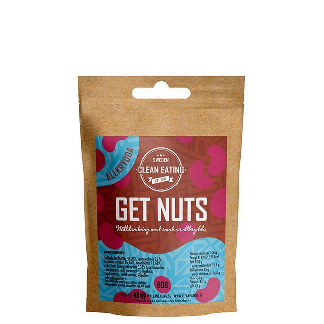 Clean Eating Get Nuts Allkrydda 60 g