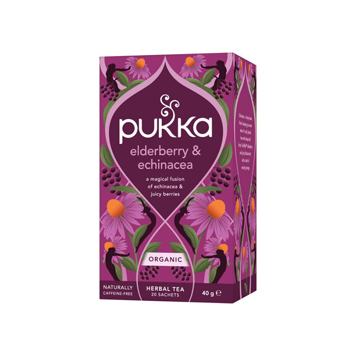 Urte-te Hylleb&aelig;r & Echinacea &Oslash;KO 20 stk Elderberry & Echinacea