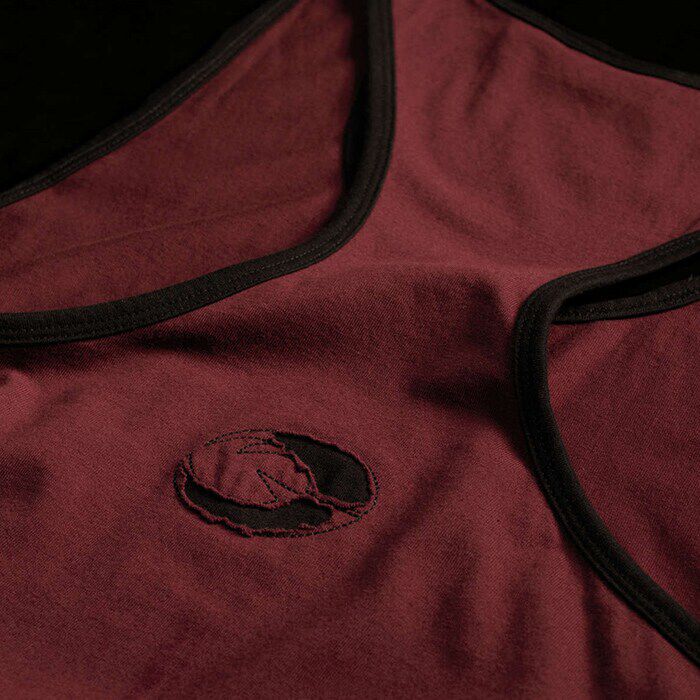 Vintage T-Back Linne M&oslash;rker&oslash;d