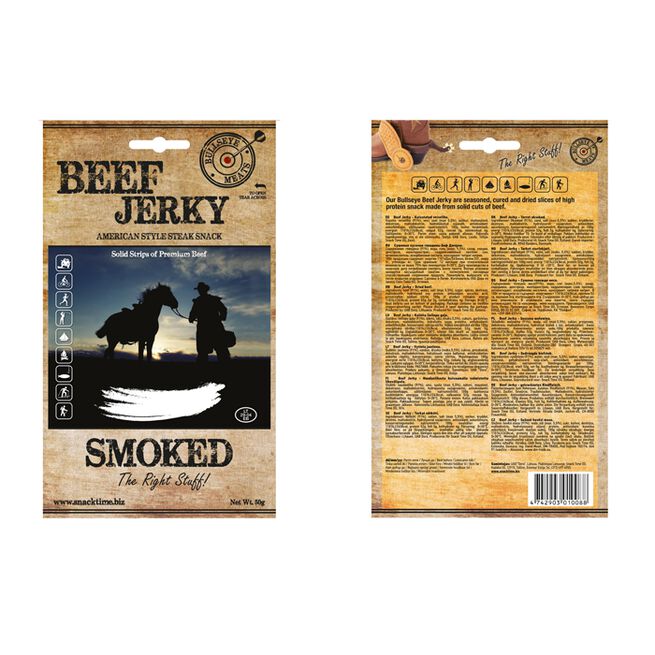 Beef Jerky, 50 g, Smoked Beef Jerky, 50 g Smoked