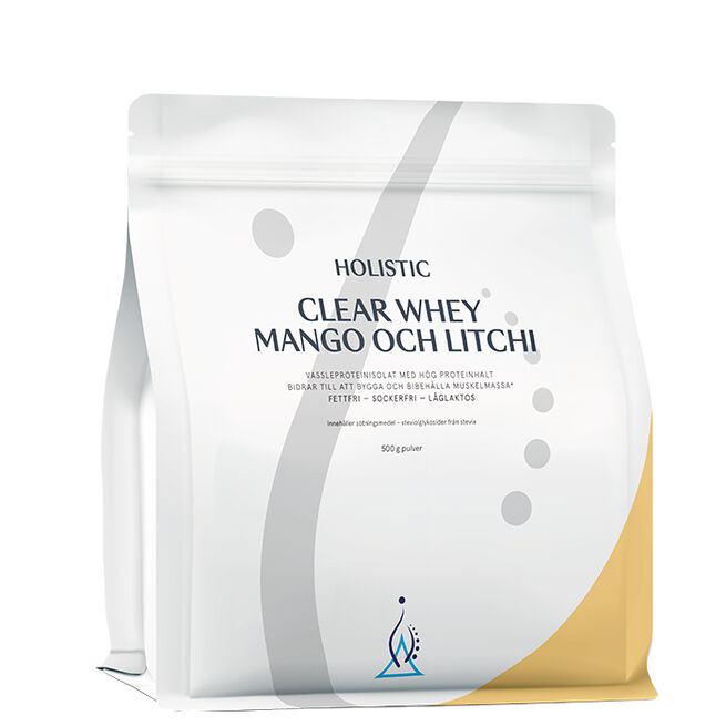 Holistic Clear Whey Vassleproteinisolat Mango Och Litchi 500 g