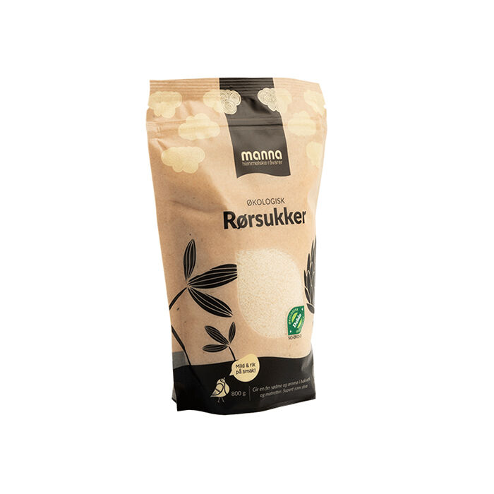 R&oslash;rsukker Uraffinert 800 g