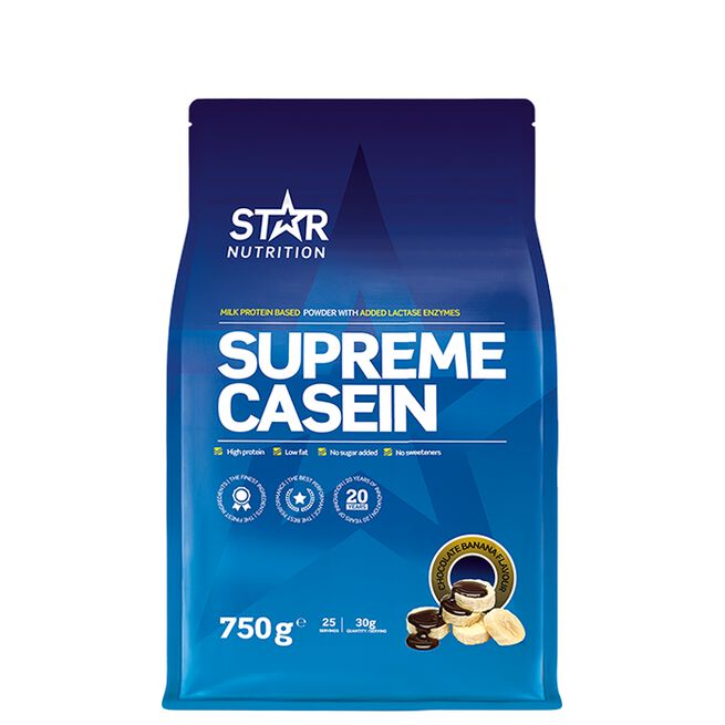 Star Nutrition Supreme Casin Chocolate banana Supreme Kasein 750 g Chocolate Banana