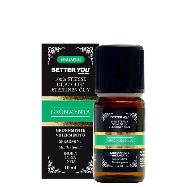 Better You Eterisk Grönmyntaolja 10 ml Eterisk Grønnmynteolje 10 ml