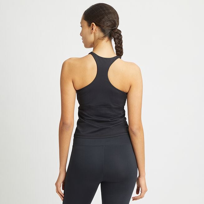 Röhnisch Jacquard Tank, Black Jacquard Singlet Svart