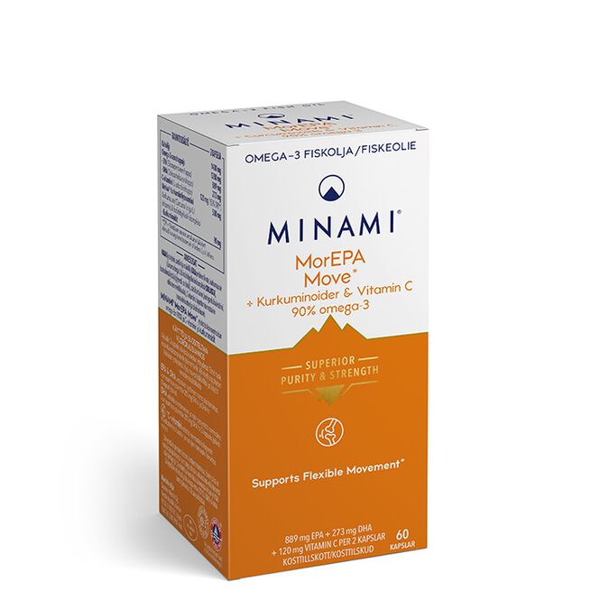 Minami Nutrition MorEPA Move Omega-3 90% 60 kapslar Move Omega-3 90% 60 kapsler
