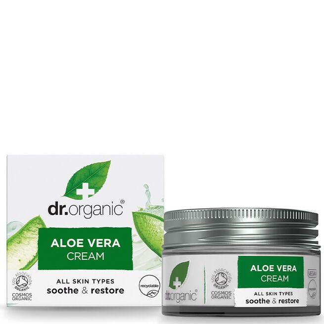 Dr Organic Aloe Vera Hudkräm Ekologisk 50 ml