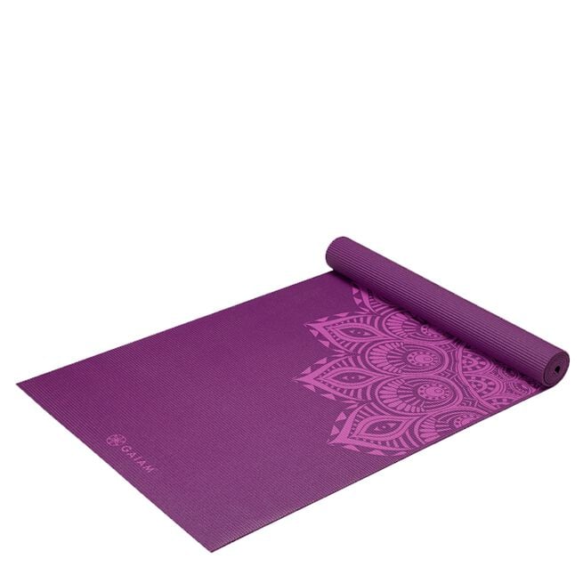 Gaiam 6mm Yoga Mat Purple Mandala Yogamatte 6mm Purple Mandala