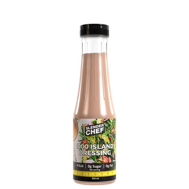 1000 Island Dressing, 350ml Slender Chef Lavkalorisaus 350 ml 1000 Island Dressing