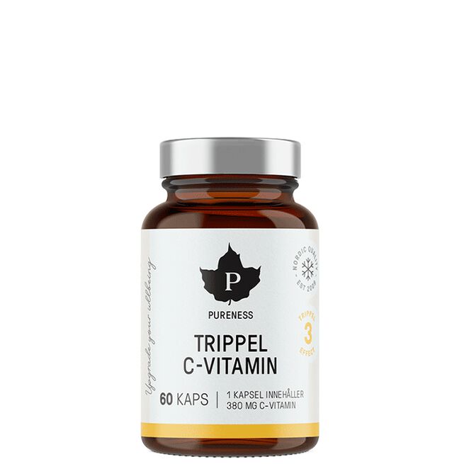 Pureness Trippel C-vitamin, 60 caps Trippel C-vitamin 60 kapsler